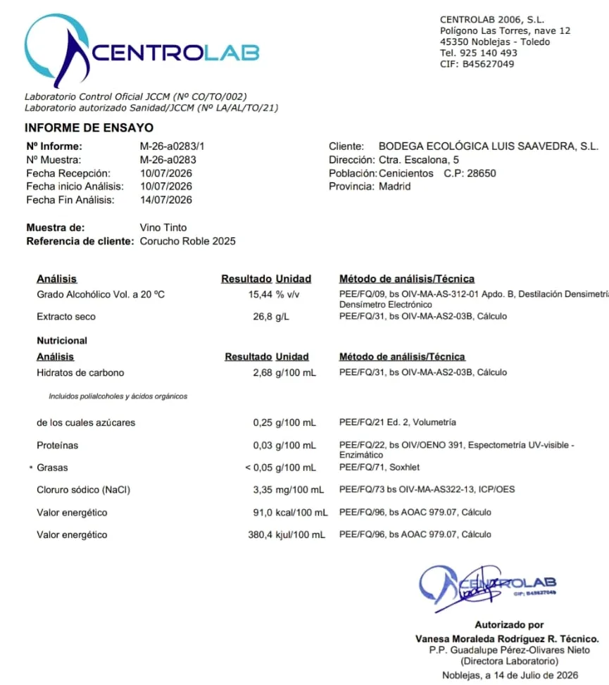Screenshot 2026 07 15 041417 | BODEGA ECOLOGICA LUIS SAAVEDRA SL